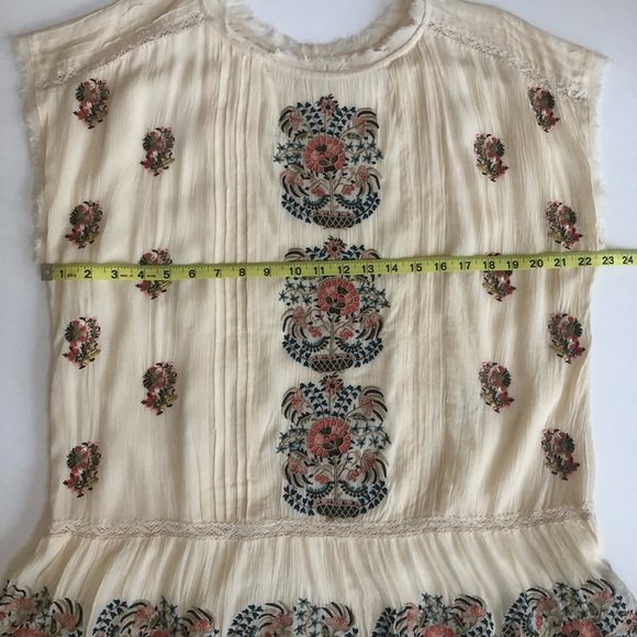 Sundance embroidered Fable tunic top • new - Picture 9 of 11